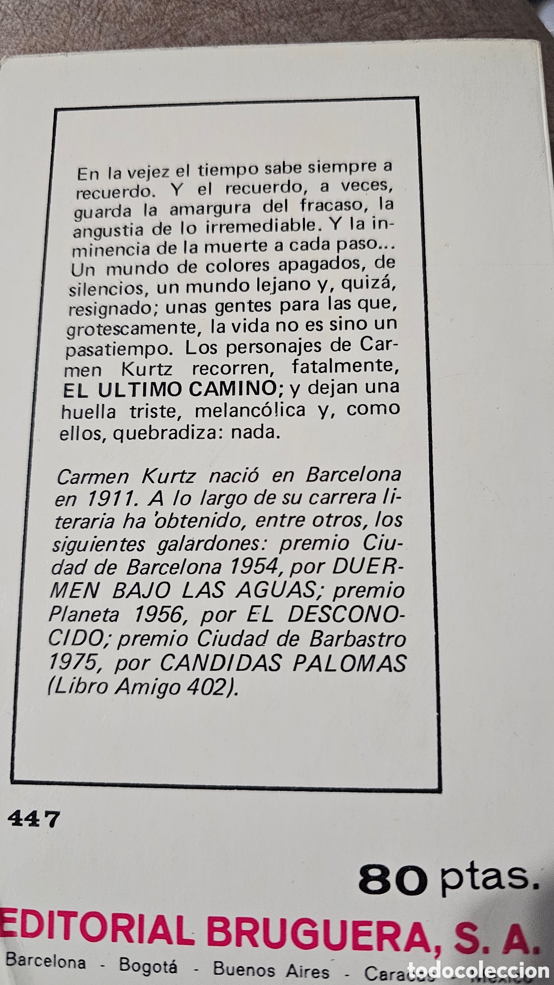 Libros: El &uacute;ltimo camino - Carmen Kurtz - Foto 2