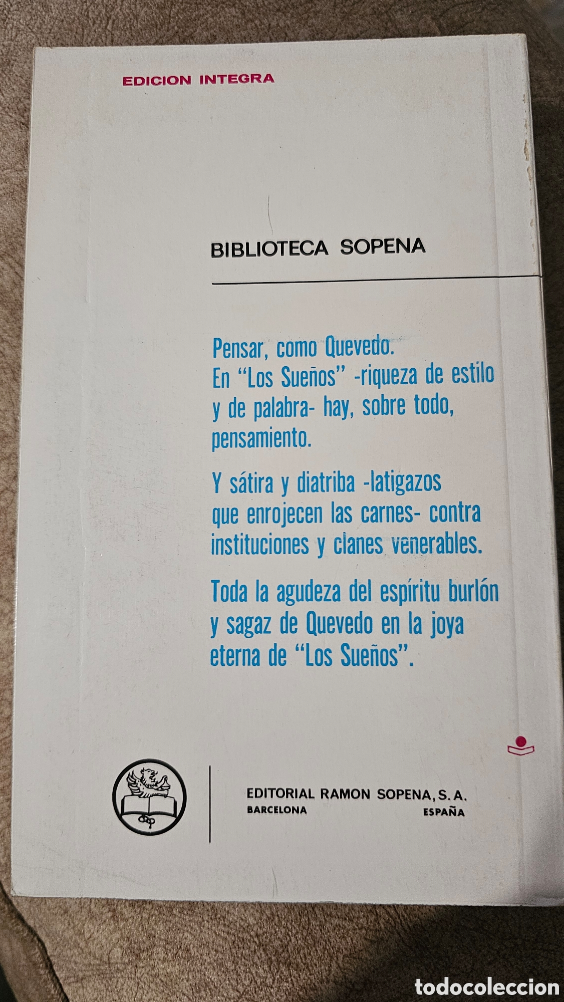 Libros: Los sue&ntilde;os - Quevedo - Foto 2