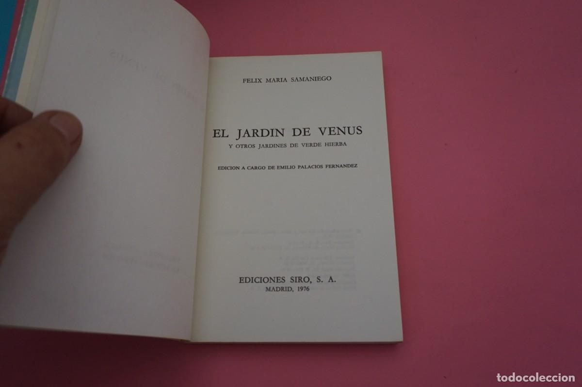 Libros: AR3A/ EL JARDIN DE VENUS - SAMANIEGO / EDICIONES SIRO - Foto 2