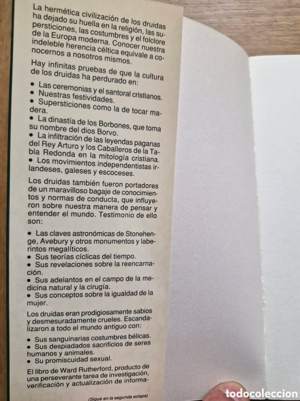 Libros: EL MISTERIO DE LOS DRUIDAS - Ward Rutherford - Foto 2