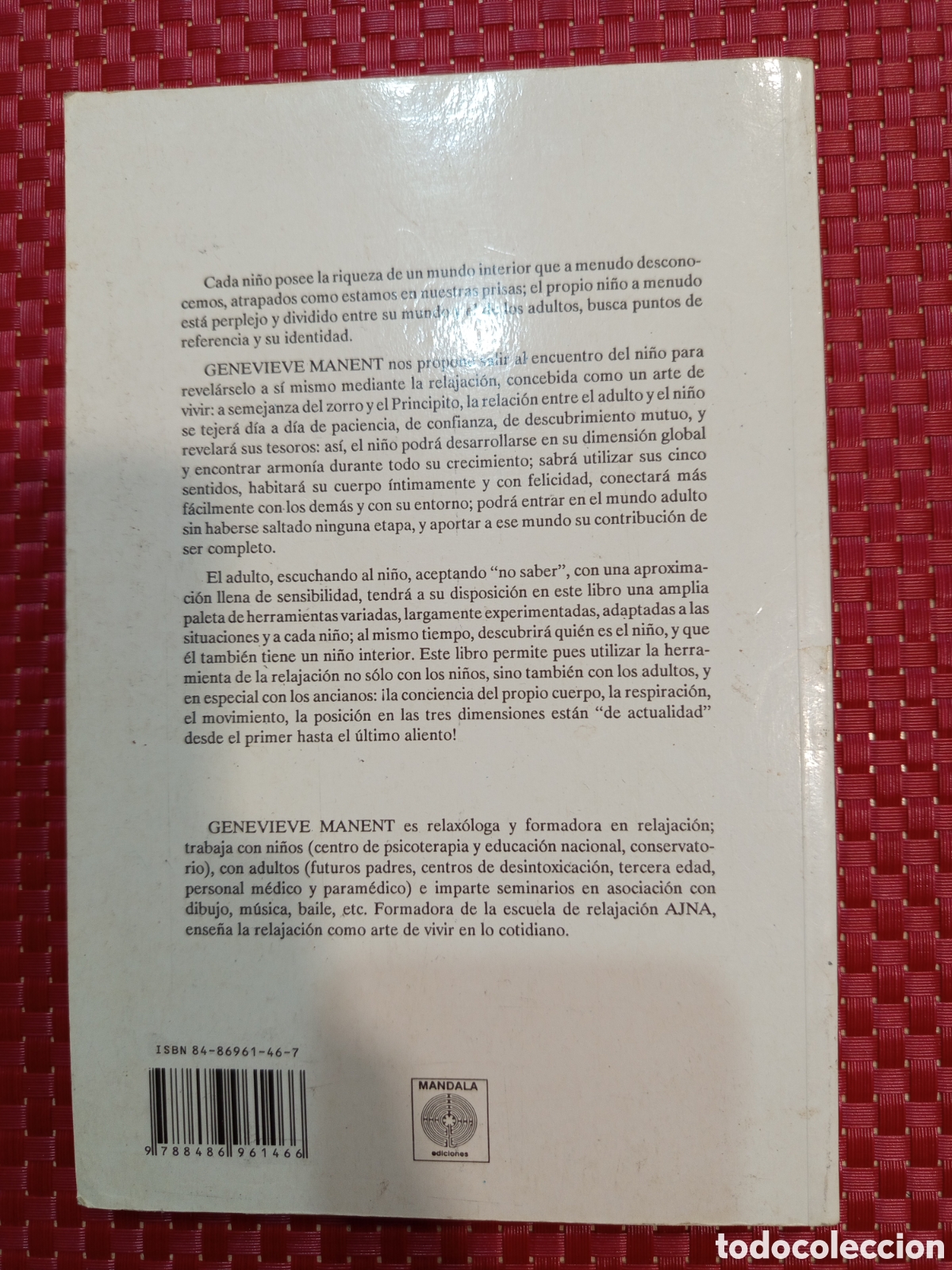 Libros: El ni&ntilde;o y la relajaci&oacute;n. Genevi&eacute;ve Manent - Foto 2