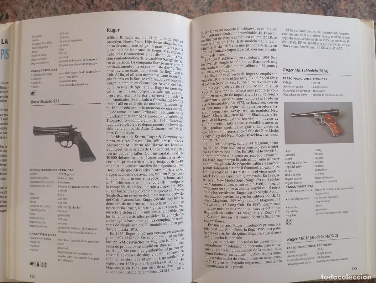 Libros: LA ENCICLOPEDIA DE LAS PISTOLAS Y LOS REVOLVERES - Foto 4