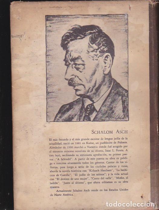 Libros: Junto al abismo - SCHALOM ASCH - Foto 3
