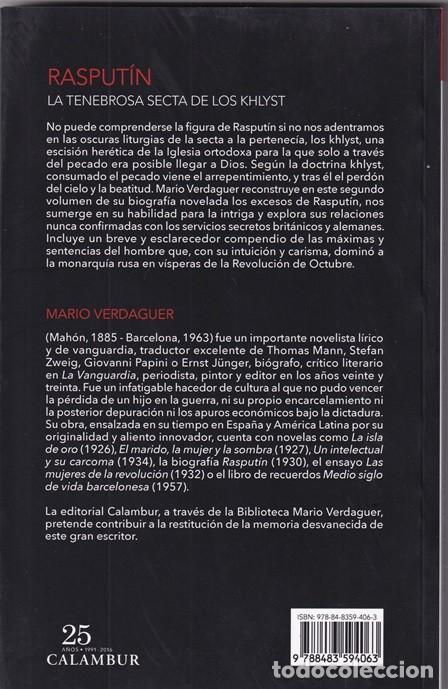 Libros: Rasput&iacute;n La tenebrosa secta de los Khlyst - Mario Verdaguer - Foto 2