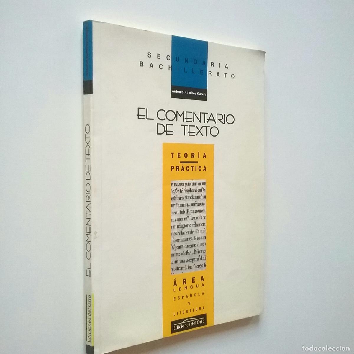 Libros: Antonio Ram&iacute;rez Garc&iacute;a - El comentario de texto - Foto 1