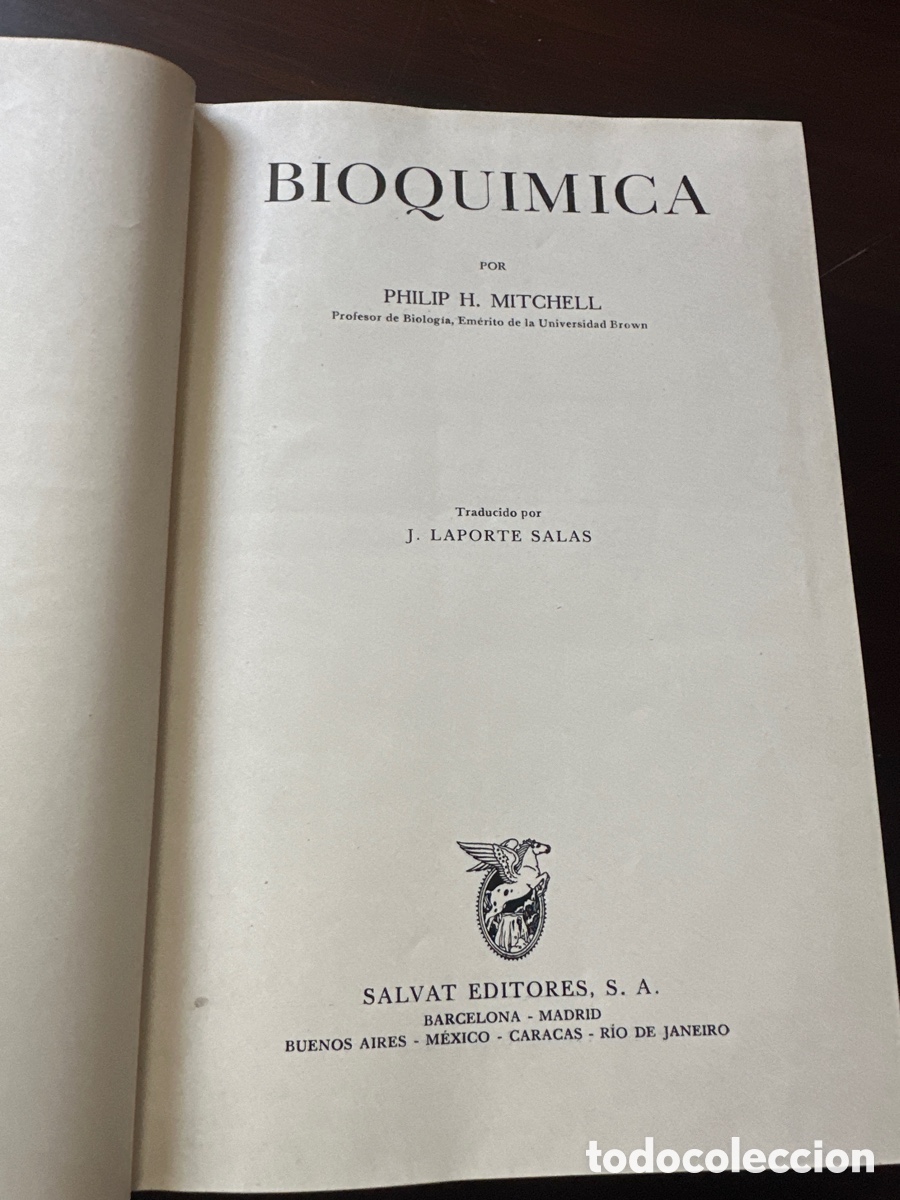 Libros: BIOQUIMICA - PHILIP H. MITCHELL - Foto 3