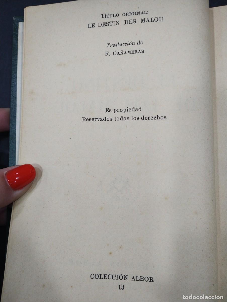 Libros: El destino de los Malou Georges Simenon a&ntilde;o 1950 - Foto 2