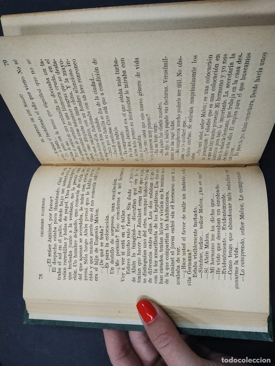 Libros: El destino de los Malou Georges Simenon a&ntilde;o 1950 - Foto 4