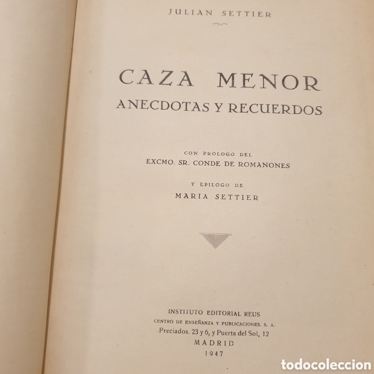 Libros: CAZA MENOR JULIAN SETTIER - Foto 3