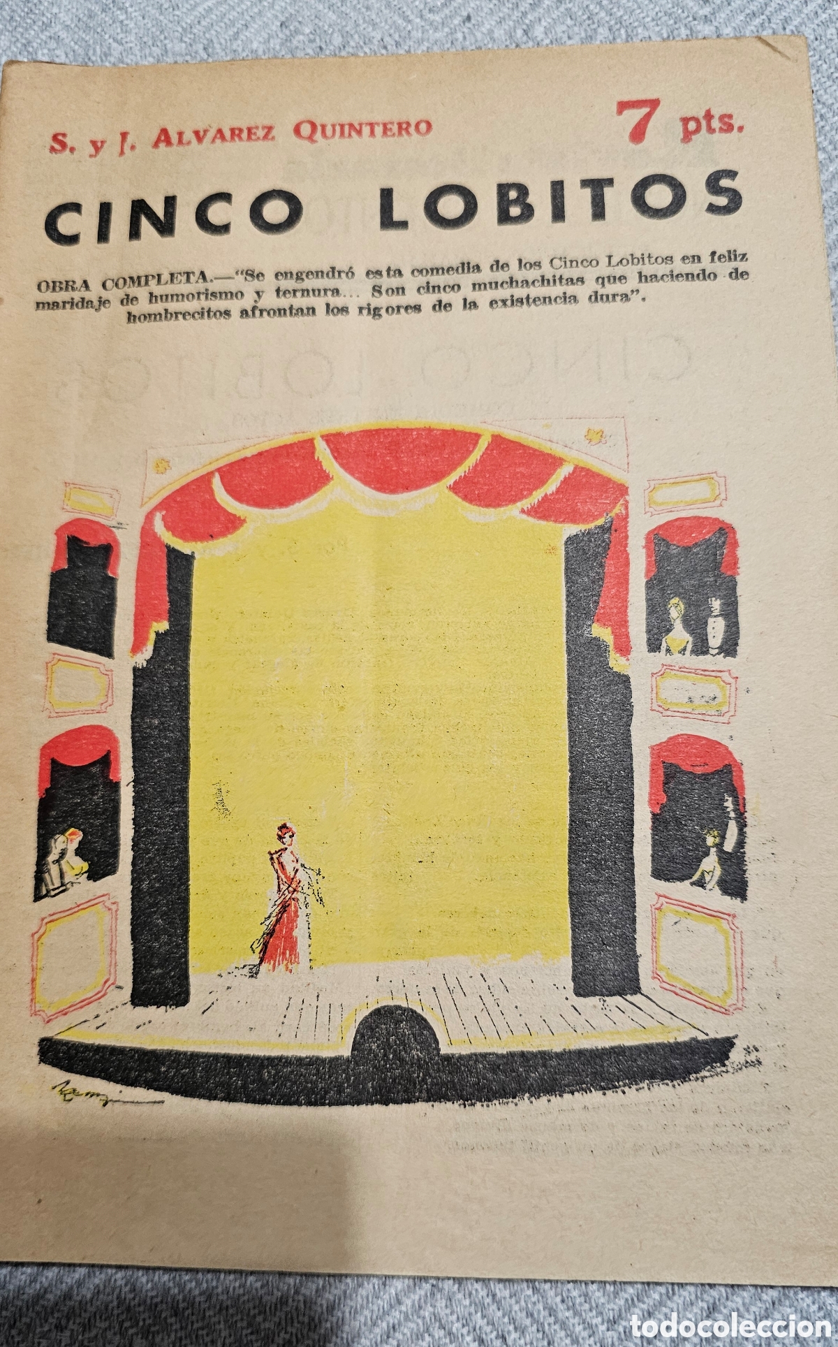 Libros: Cinco lobitos - &Aacute;lvarez Quintero - Foto 1