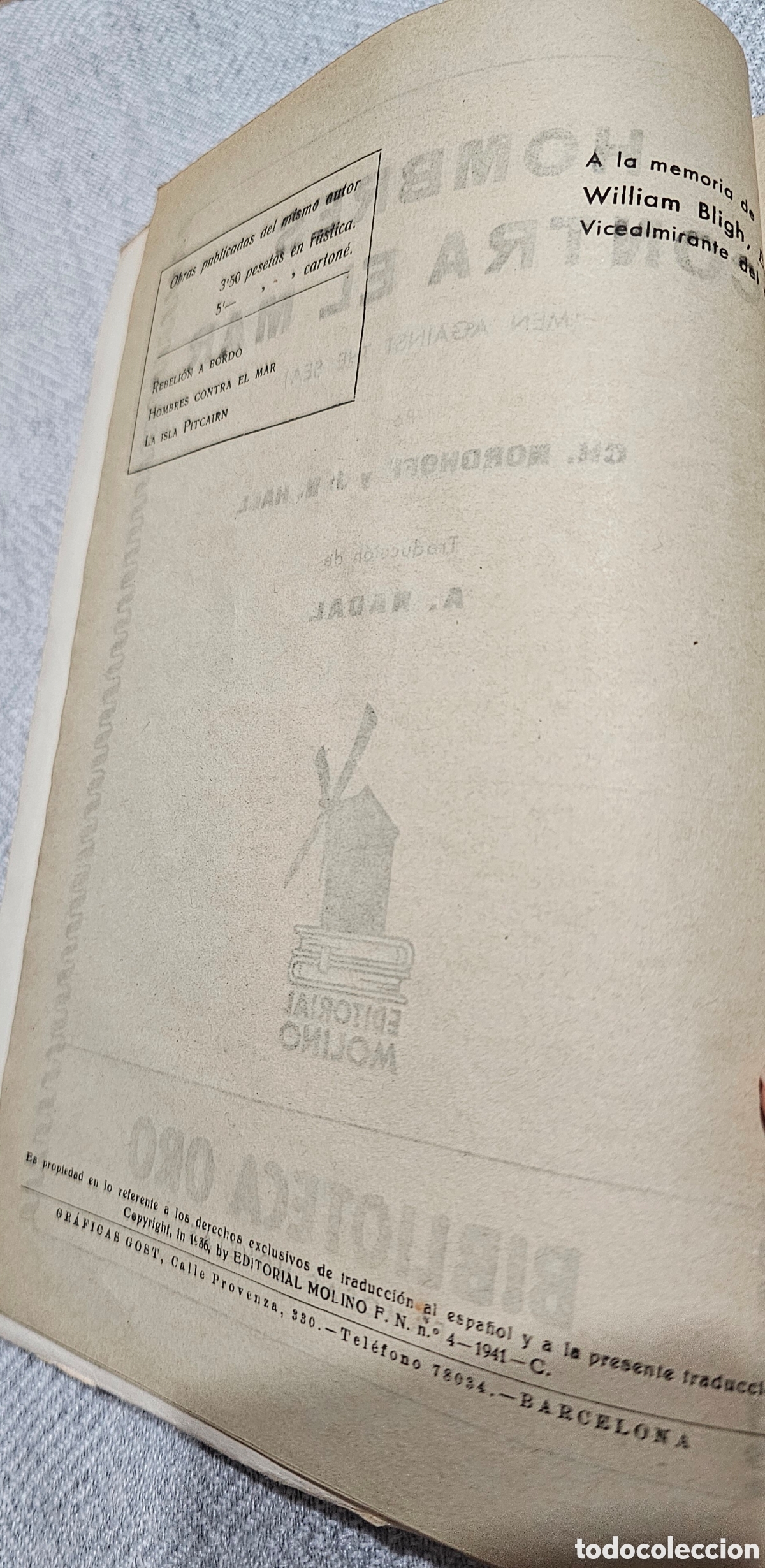 Libros: Hombres contra el mar - Foto 2