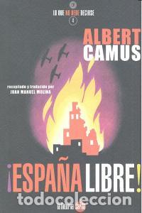 Libros: ESPA&Ntilde;A LIBRE - CAMUS, ALBERT - Foto 1
