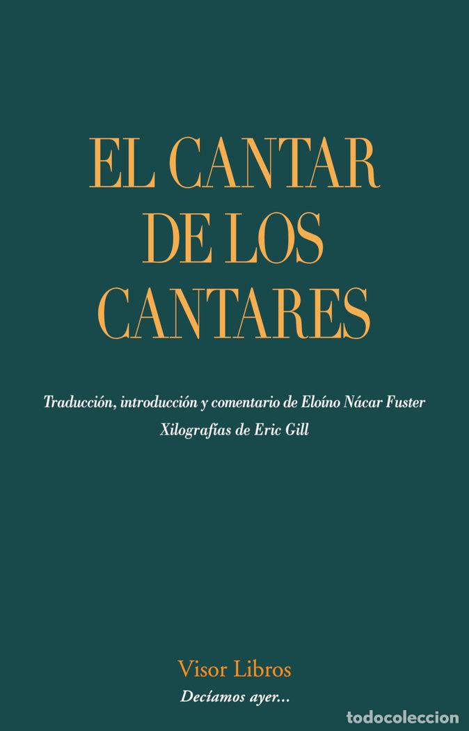 Libros: EL CANTAR DE LOS CANTARES - ANONIMO - Foto 1