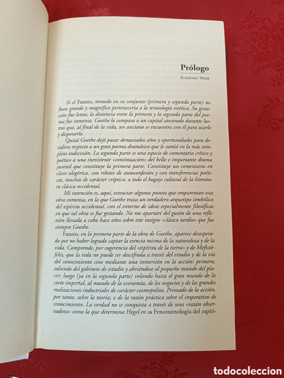 Libros: JOHANN W. GORTHE. FAUSTO. - Foto 7