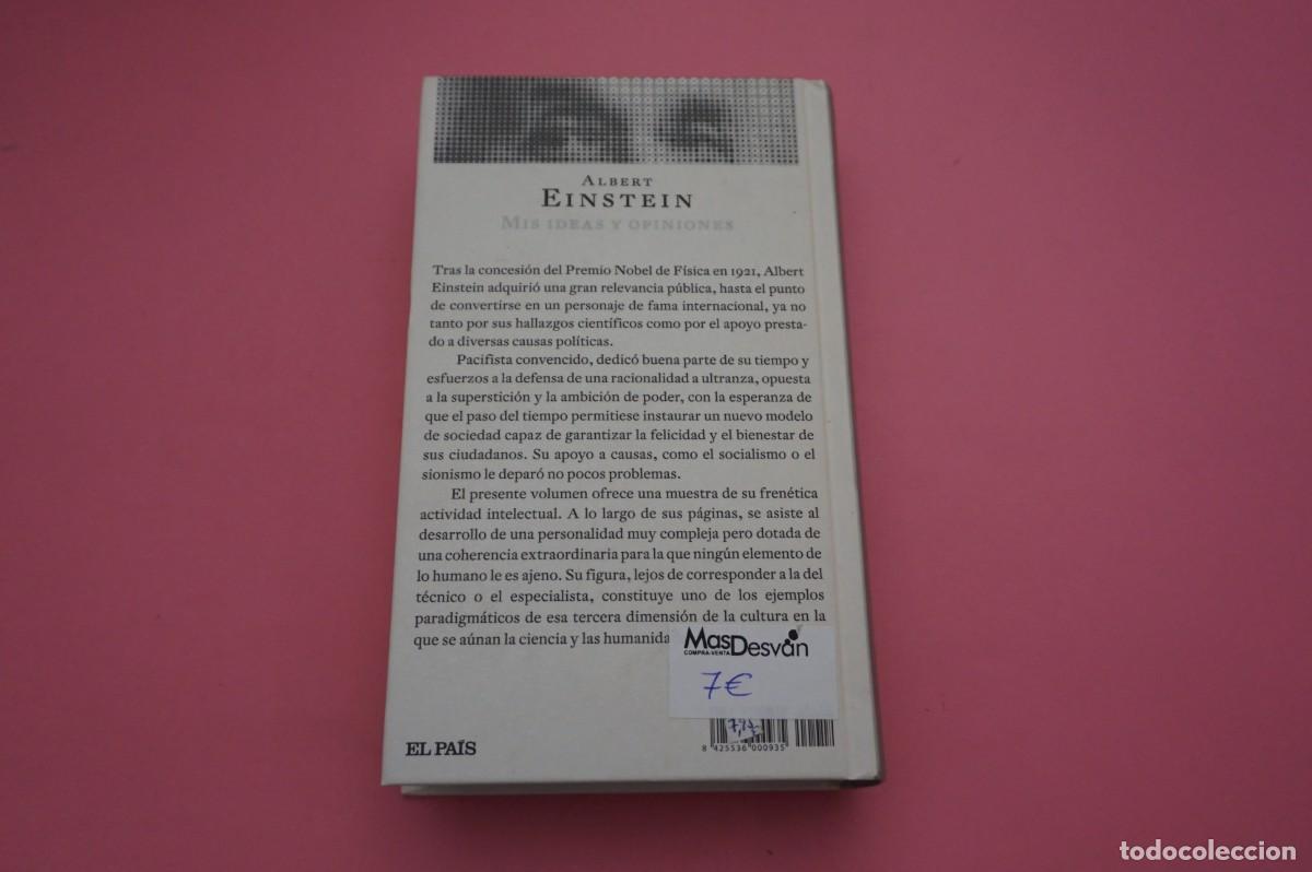 Libros: AR11D/ MAS IDEAS Y OPINIONES - EINSTEIN / EL PAIS - Foto 5