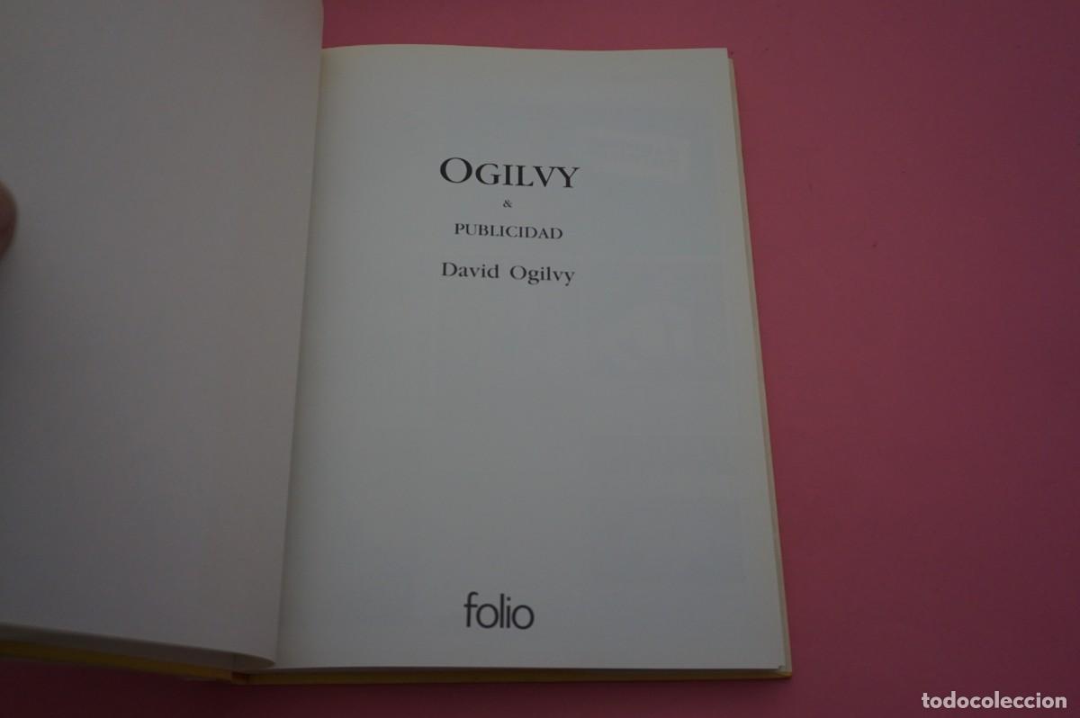 Libros: AR18CD / OGILVY - PUBLICIDAD - DAVID OGILVY / FOLIO - Foto 2
