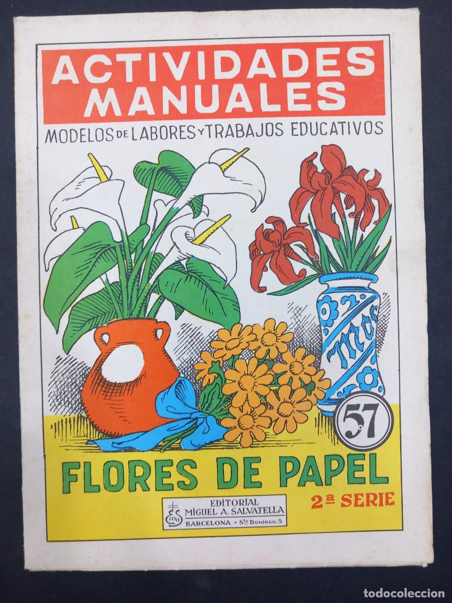 Libros: ACTIVIDADES MANUALES - FLORES DE PAPEL - Foto 1