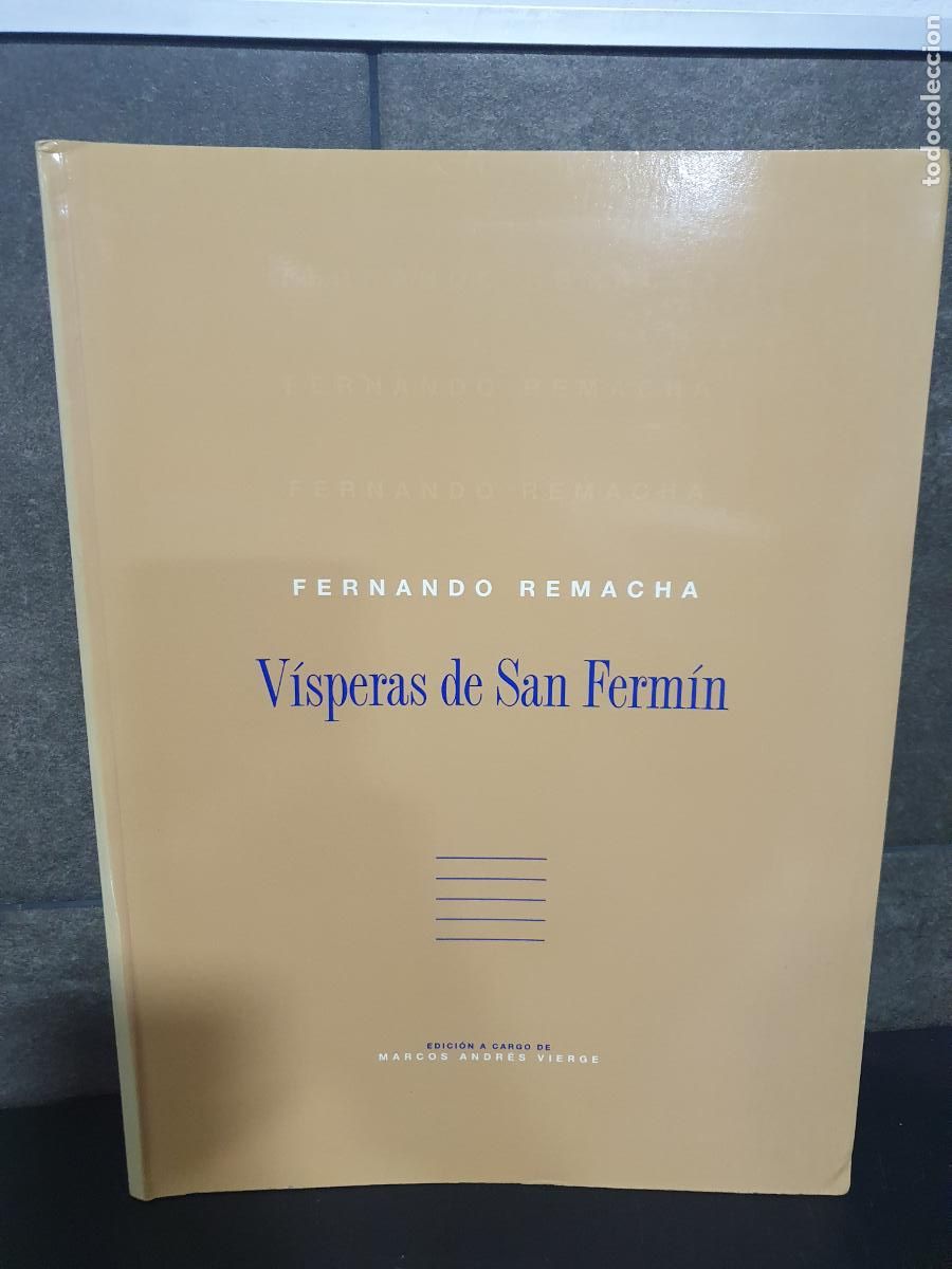 Libros: V&iacute;speras de San Ferm&iacute;n, fernando remacha - Foto 1