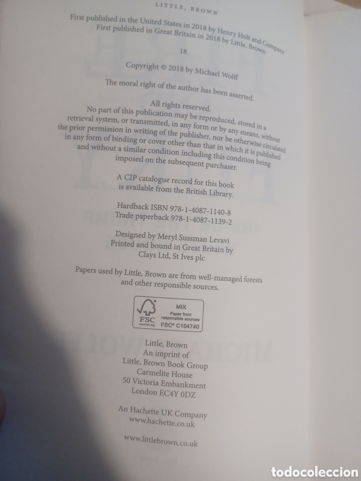 Libros: Barybook 260. Fire and fury Michael wolff - Foto 5
