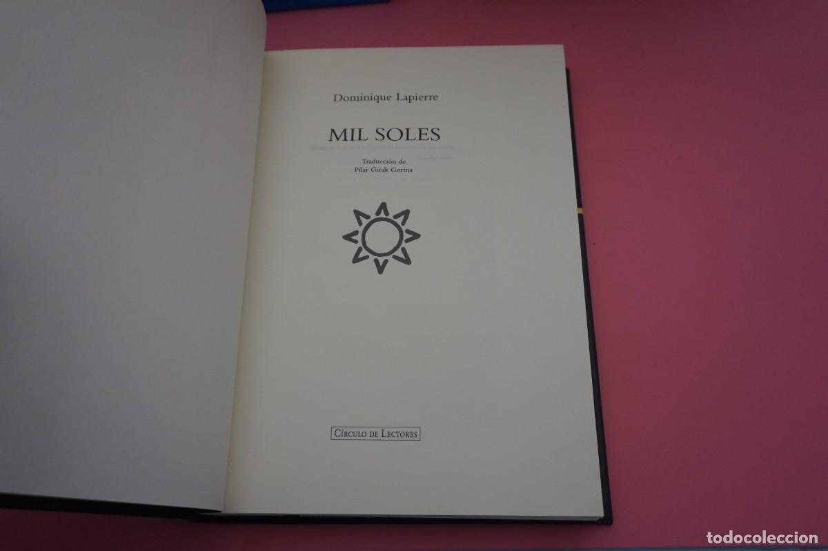 Libros: AR17C / MIL SOLES - DOMINIQUE LAPIERRE / CIRCULO DE LECTORES - Foto 2