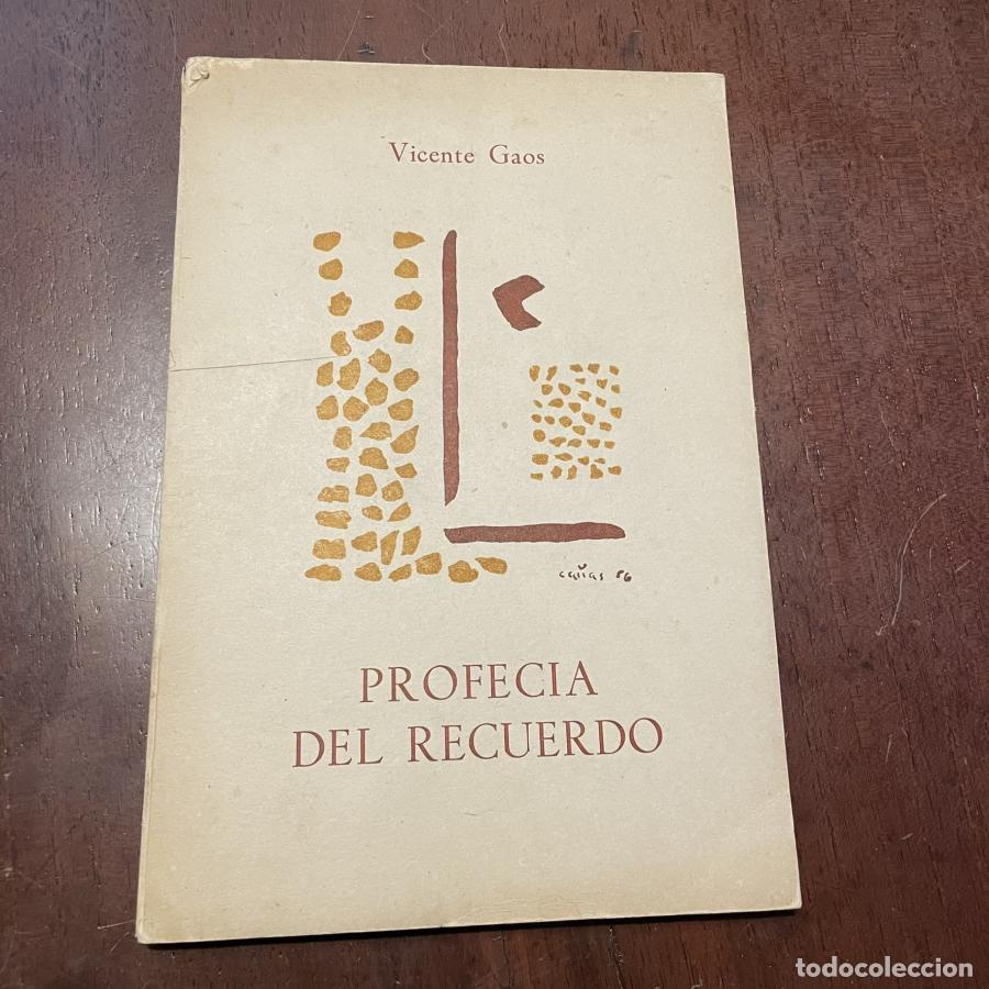 Libros: Profec&iacute;a del recuerdo - Vicente Gaos - Foto 1