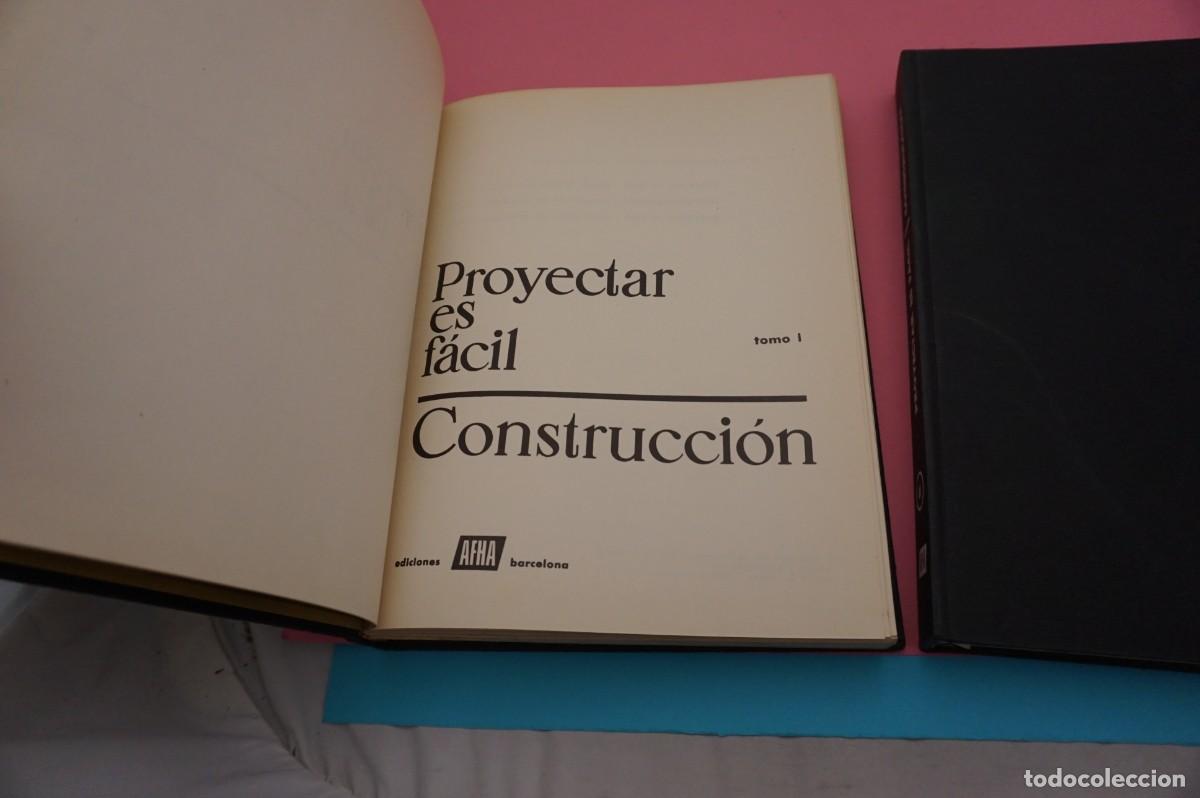 Libros: AR18F/ PROYECTAR ES FACIL - CONSTRUCCION - 2 TOMOS / EDICIONES AFHA - Foto 2