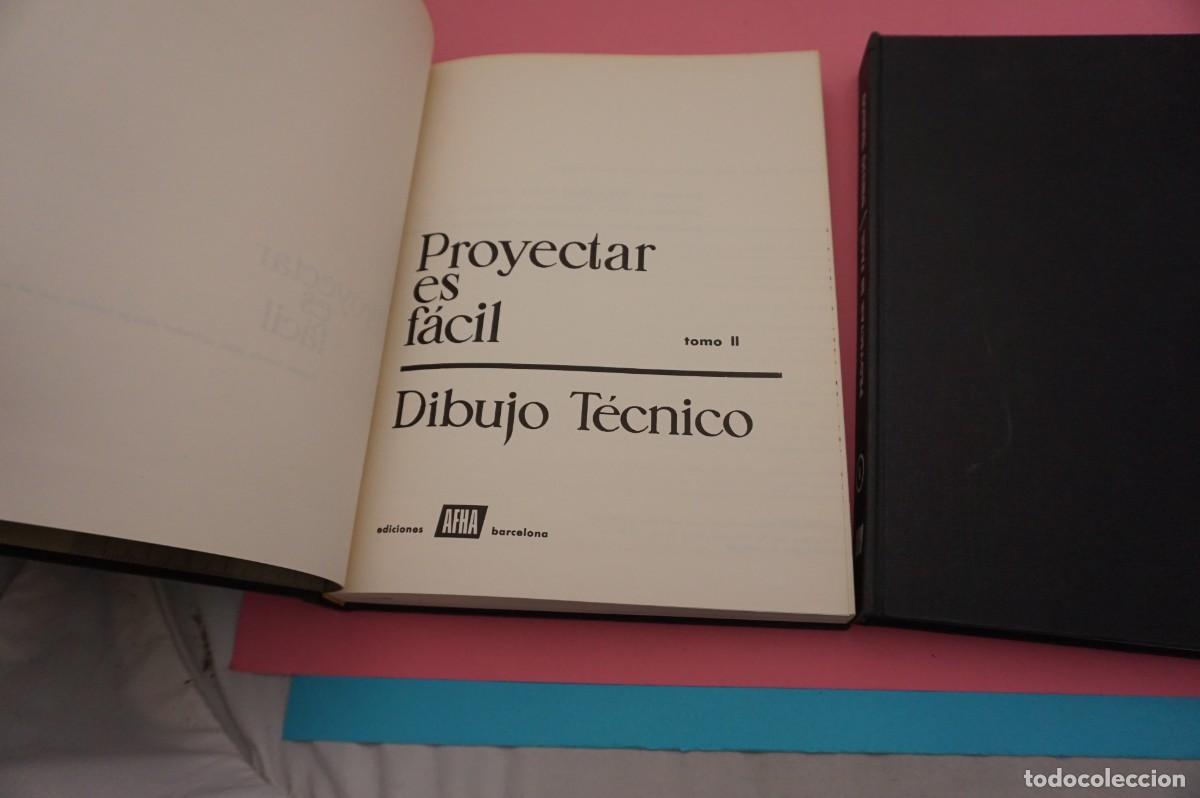 Libros: AR18F/ PROYECTAR ES FACIL - DIBUJO TECNICO - 2 TOMOS / EDICIONES AFHA - Foto 2