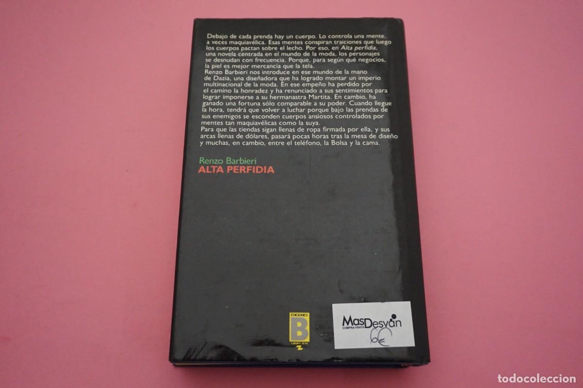Libros: AR20D/ ALTA PERFIDIA - RENZO BARBIERI / EDICIONES B - Foto 2