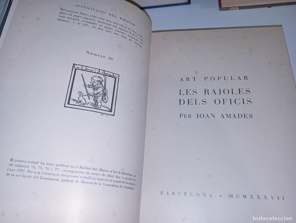 Libros: Art popular. Joan Amades - Foto 4