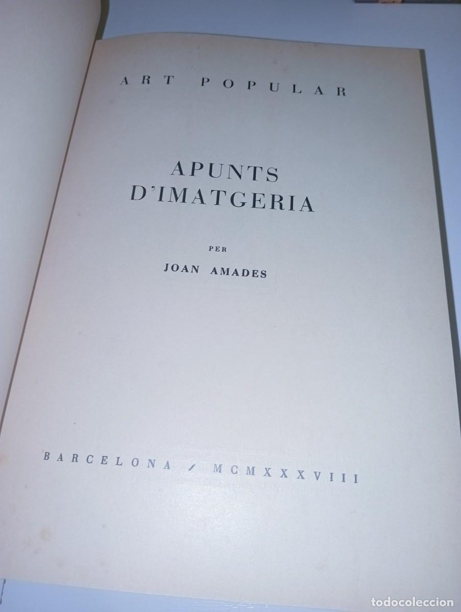 Libros: Art popular. Joan Amades - Foto 8