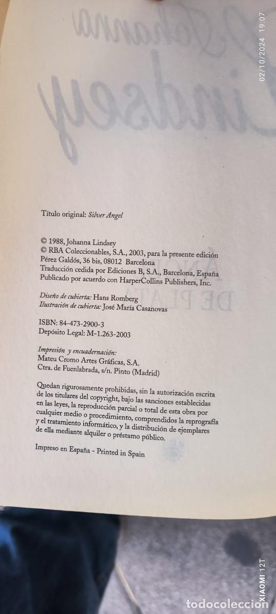 Libros: LIBRO Angel de plata Johanna Lindsey - Foto 2