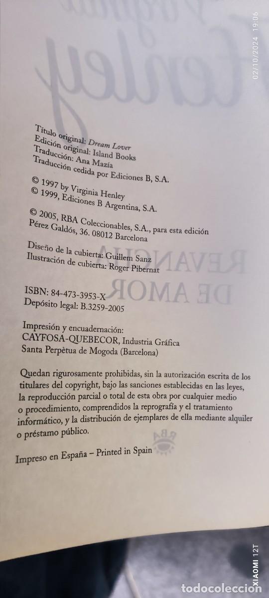 Libros: LIBRO Revancha de amor VIRGINIA HENLEY - Foto 2