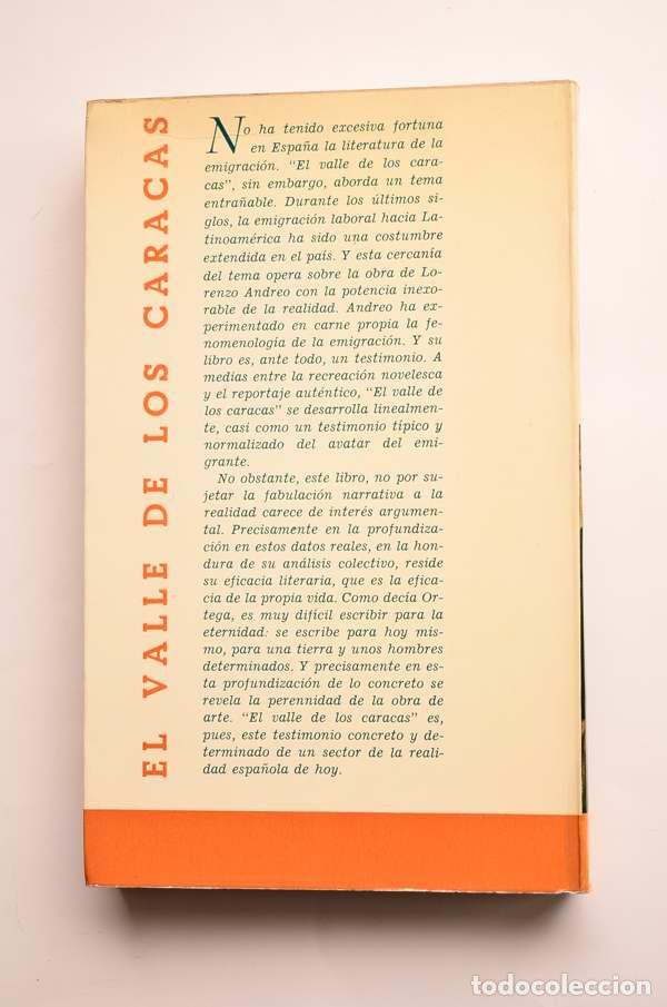 Libros: El valle de los Caracas - ANDREO, Lorenzo - Foto 3