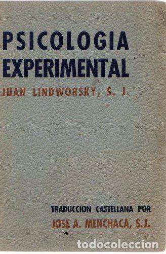 Libros: Psicolog&iacute;a experimental - Lindworsky, Juan - Foto 1