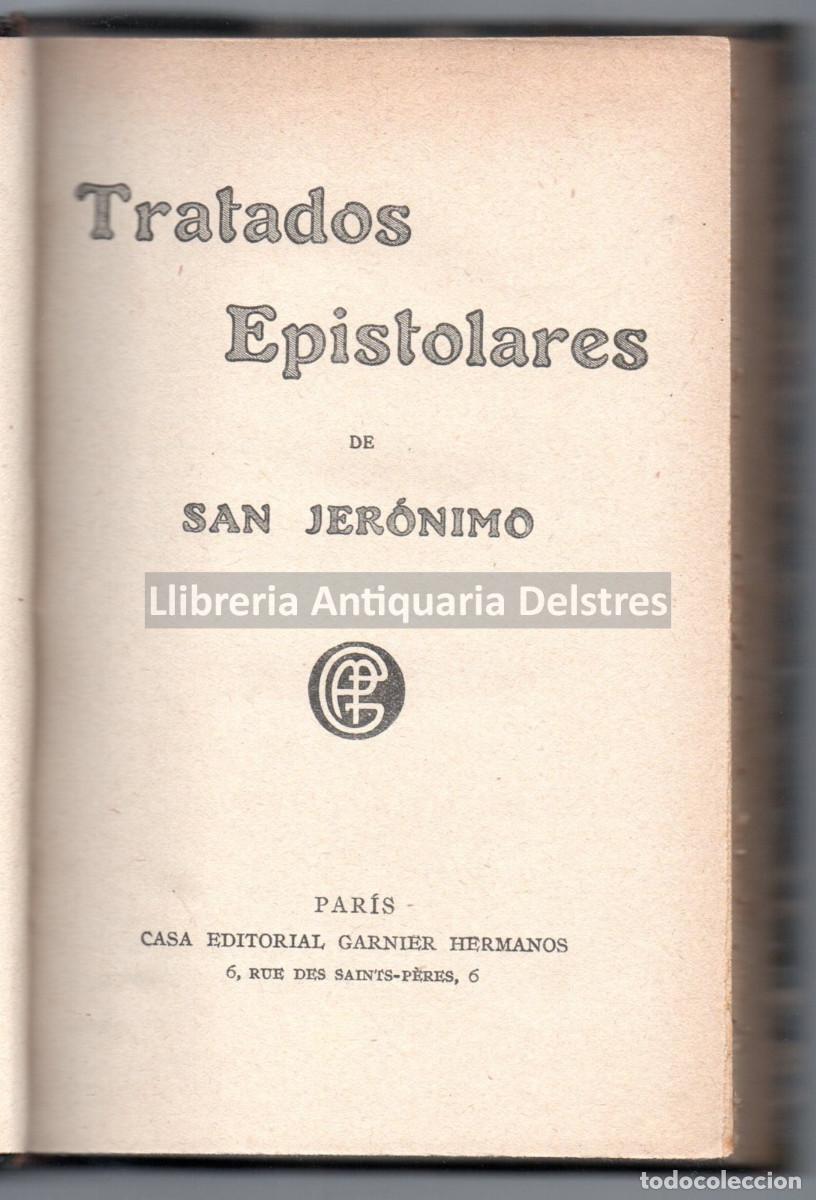 Libros: AA.VV. - Tratados epistolares de San Jer&oacute;nimo. - Foto 1