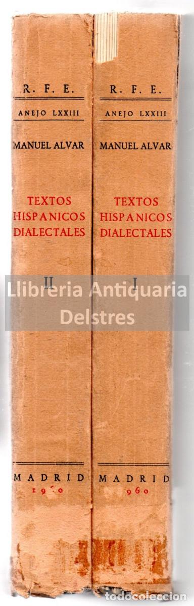 Libros: Alvar, Manuel. - Textos hisp&aacute;nicos dialectales. Antologia hist&oacute;rica. - Foto 2