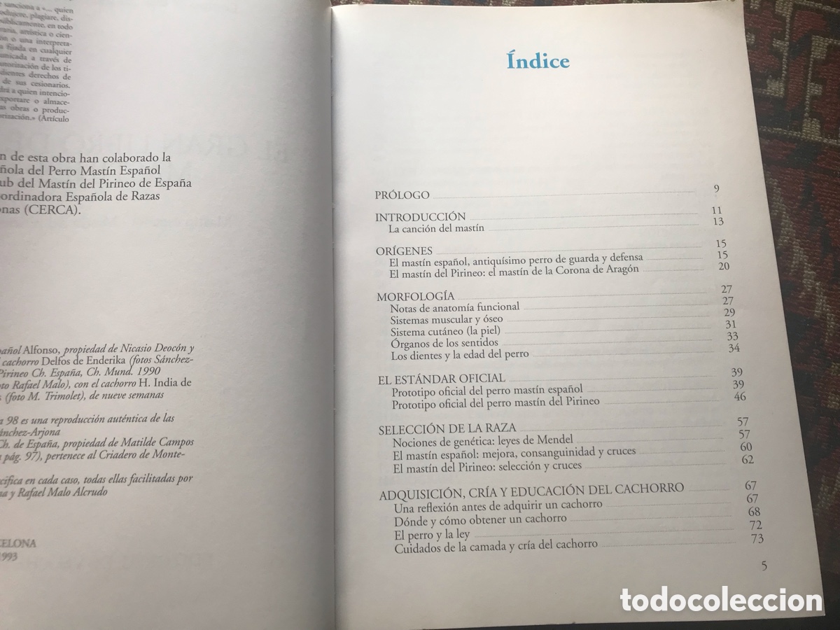 Libros: El gran libro de los mastines. Editorial de Vecchi. Incluye - Foto 4