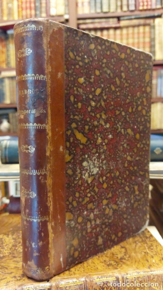 Libros: CUADROS CONTEMPORANEOS. - CASTRO Y SERRANO, Jos&eacute;. - Foto 1