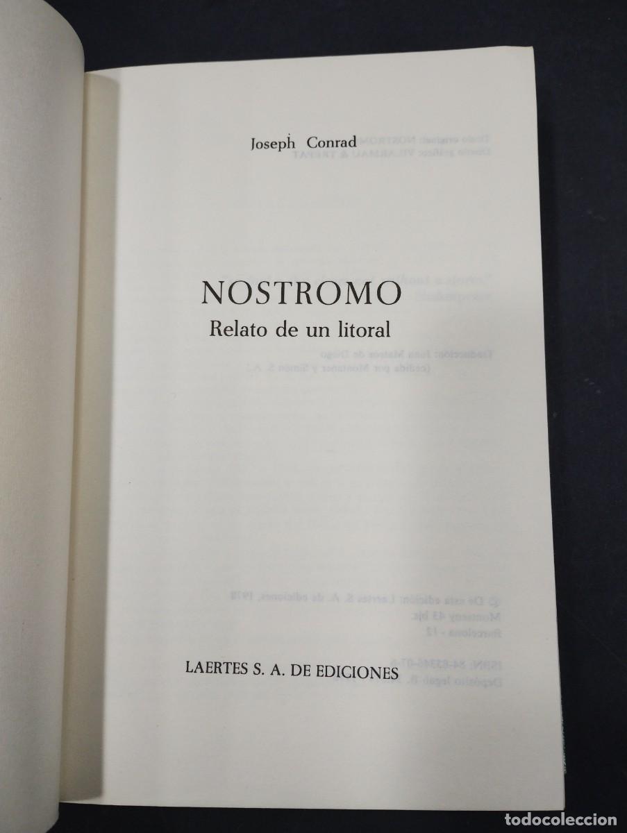 Libros: Nostromo: relato de un litoral.- Conrad, Joseph - Foto 2