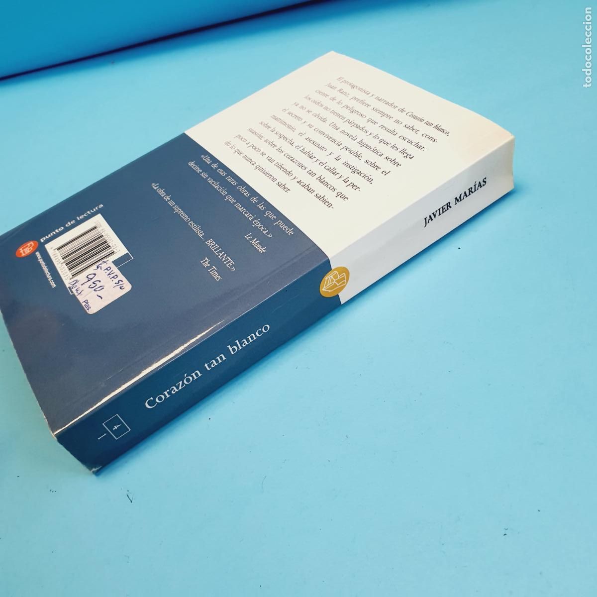 Libros: LIBRO-CORAZ&Oacute;N TAN BLANCO-JAVIER MAR&Iacute;AS - Foto 3
