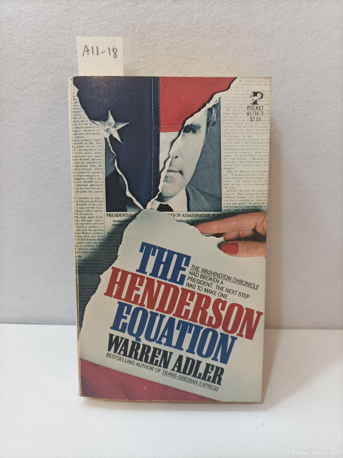 Libros: ADLER, Warren: - The Henderson equation.