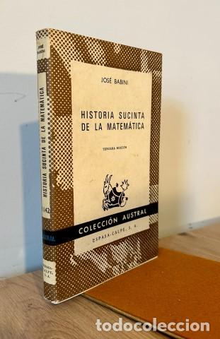 Libros: Historia sucinta de la Matem&aacute;tica - BABINI, Jos&eacute;. - Foto 1