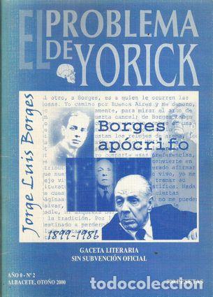 Libros: EL PROBLEMA DE YORICK - BORGES, JORGE LUIS - Foto 1