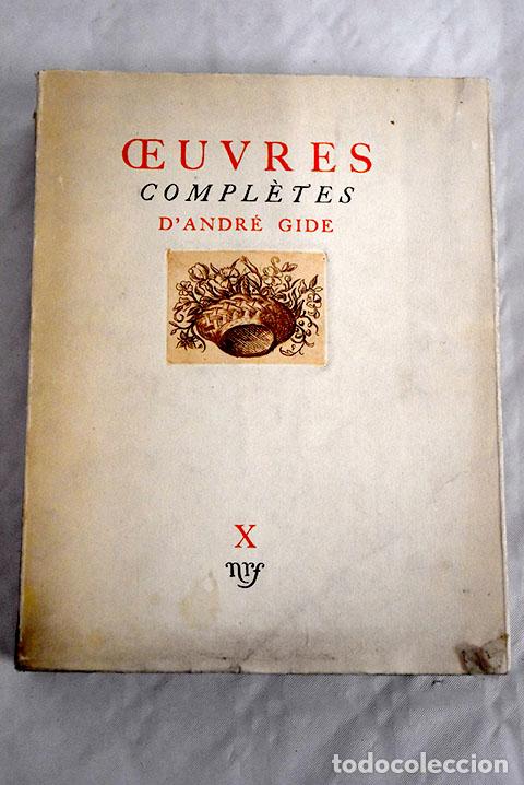Libros: Oeuvres completes, tome X.- Gide, Andre - Foto 1