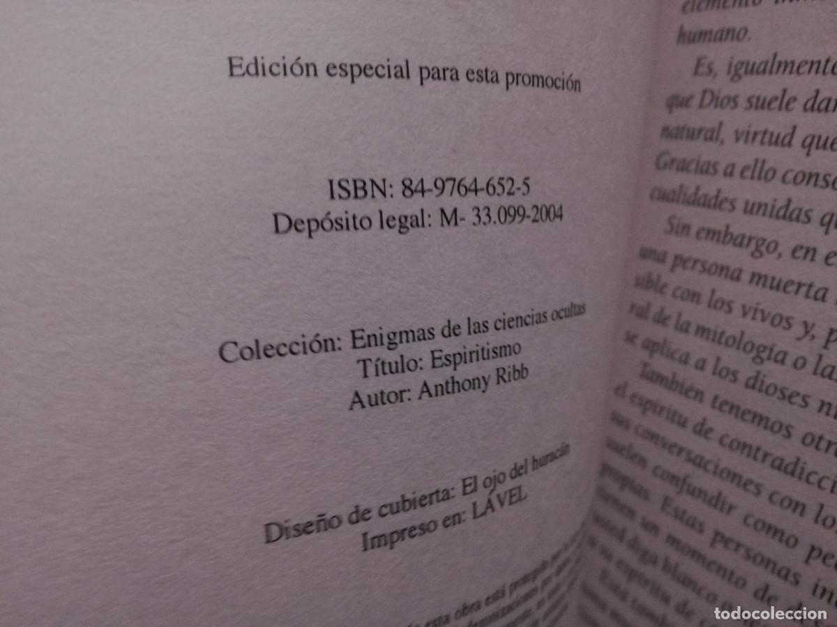 Libros: LIBRO - CIENCIAS OCULTAS - ESPIRITISMO - ANTHONY RIBB - DIPEL - Foto 2