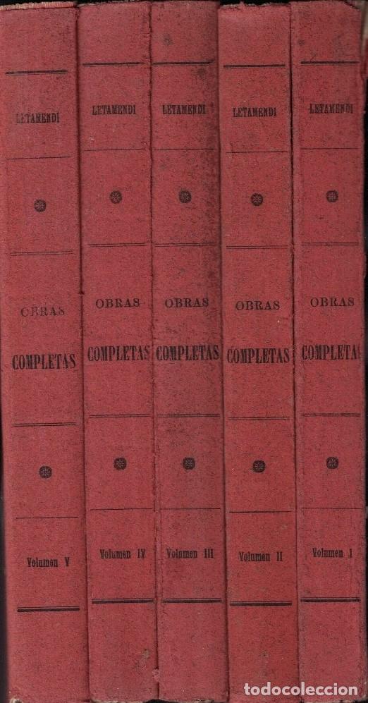 Libros: OBRAS COMPLETAS. 5 Tomos. - Letamendi. Jos&eacute; de, - Foto 2