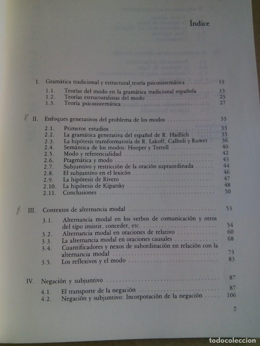 Libros: GRAM&Aacute;TICA DEL SUBJUNTIVO / A. MANTECA ALONSO-CORTES - Foto 4
