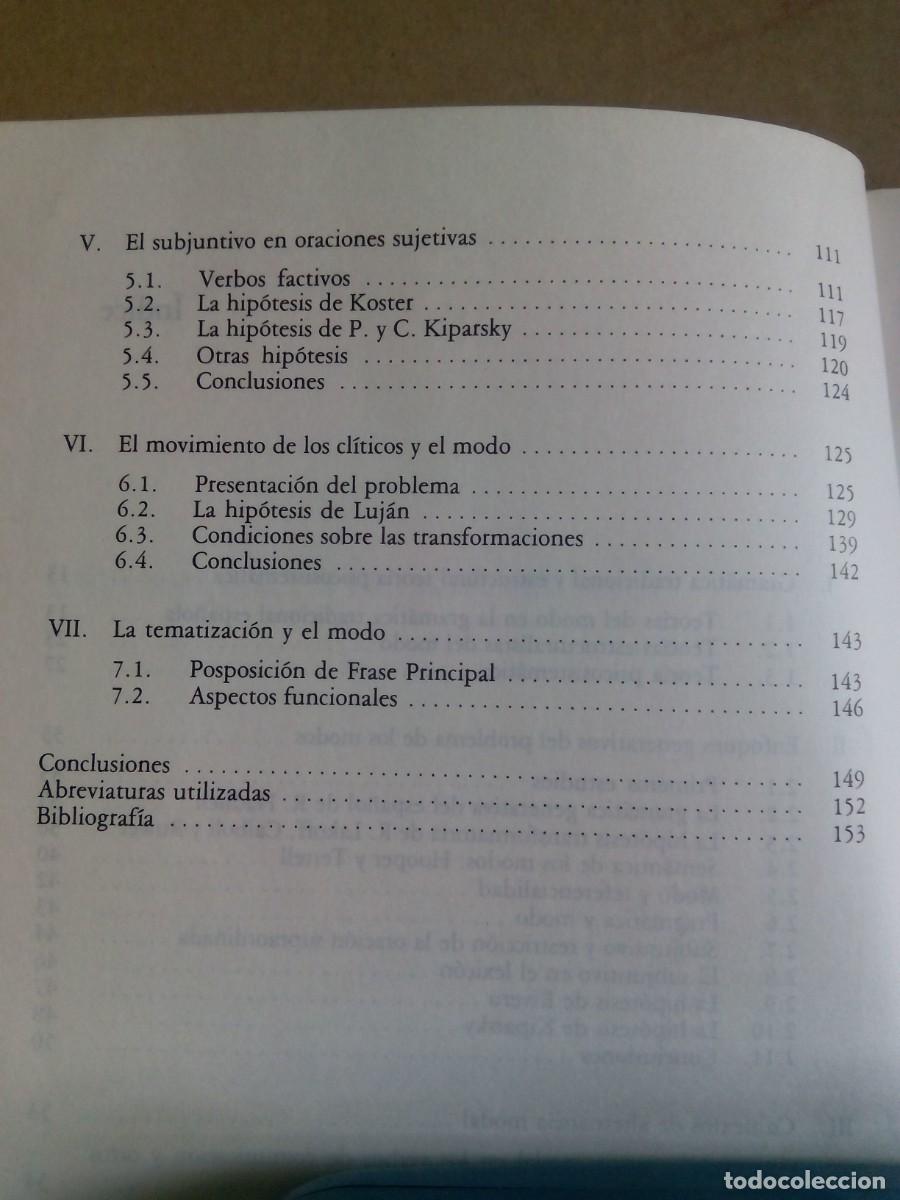 Libros: GRAM&Aacute;TICA DEL SUBJUNTIVO / A. MANTECA ALONSO-CORTES - Foto 5