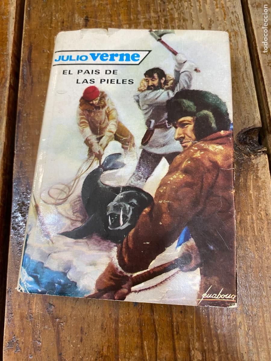 Libros: El pa&iacute;s de las pieles - Julio Verne - Foto 1