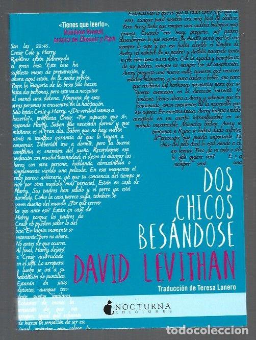 Libros: DOS CHICOS BESANDOSE - LEVITHAN, DAVID - Foto 1